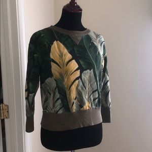 Tropical Ralph Lauren sweater sz M